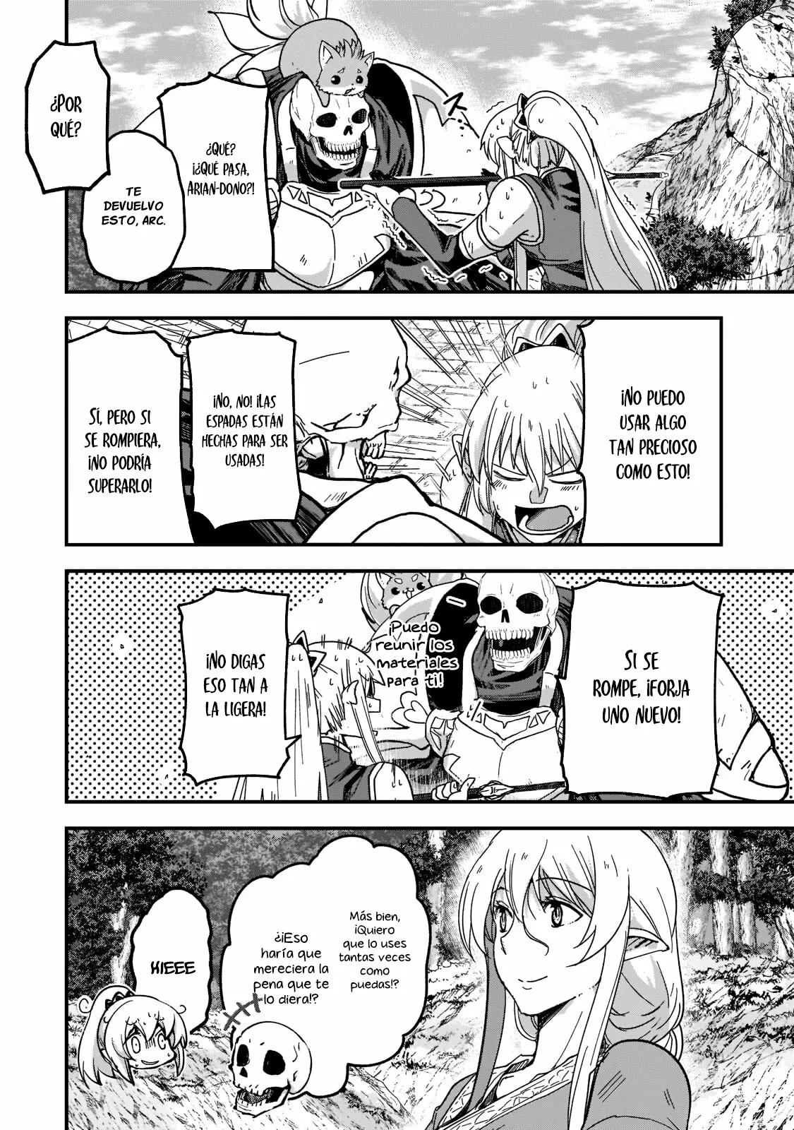 Gaikotsu Kishi-sama, Tadaima Isekai e Odekakechuu Capítulo 55 - Page 29