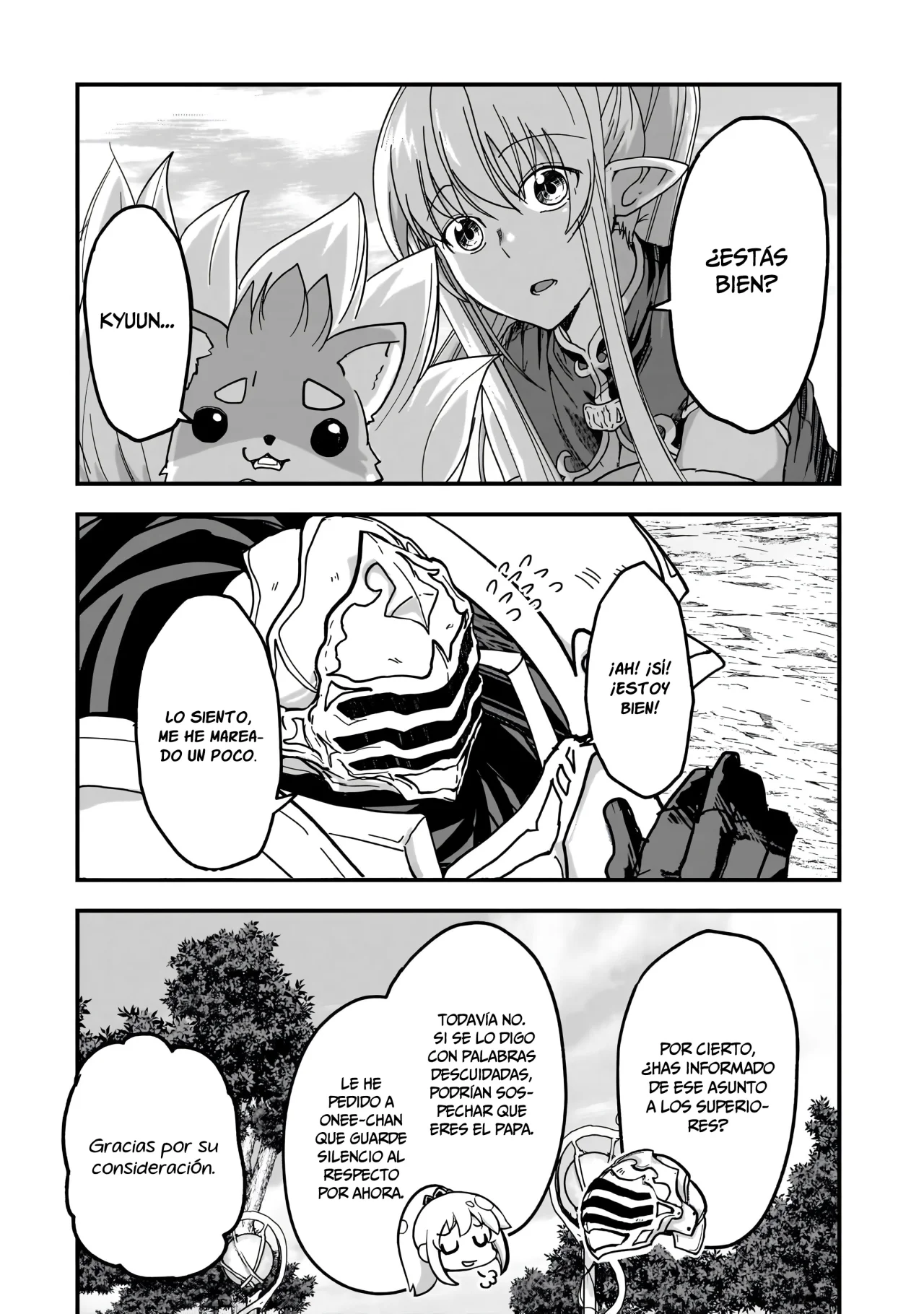 Gaikotsu Kishi-sama, Tadaima Isekai e Odekakechuu Capítulo 59 - Page 12