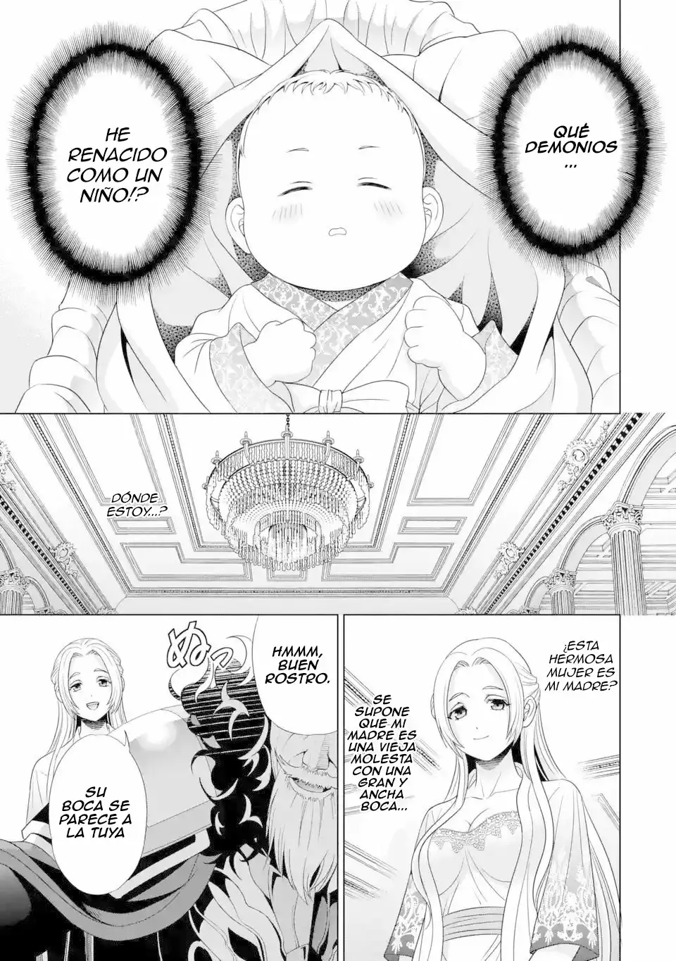 Kizoku Tensei ~Megumareta Umare kara Saikyou no Chikara wo Eru~ Capítulo 1 - Page 4