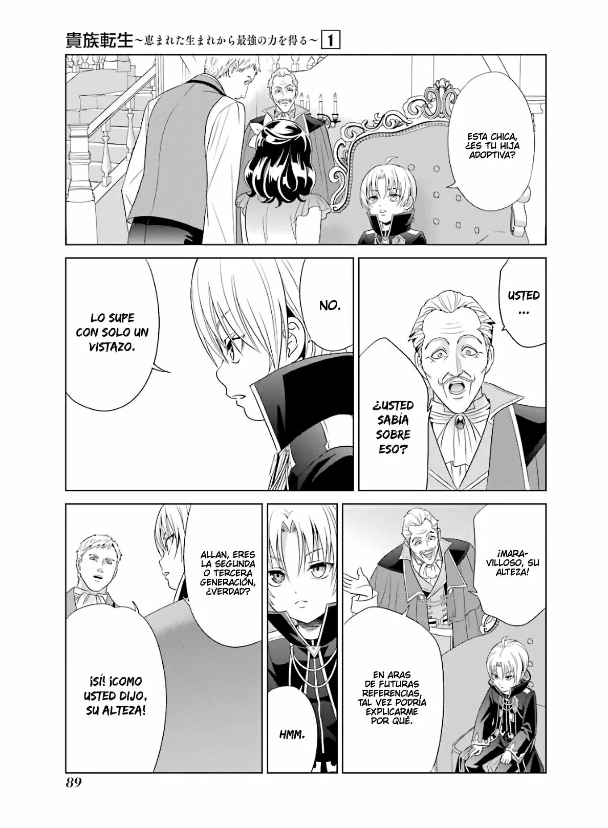 Kizoku Tensei ~Megumareta Umare kara Saikyou no Chikara wo Eru~ Capítulo 2 - Page 20