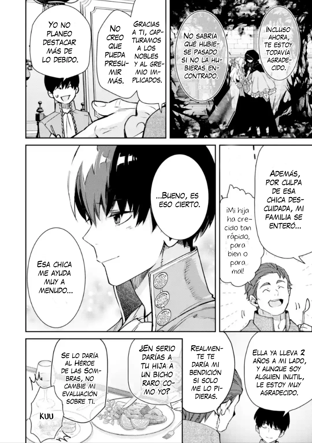 Ore wa Kage no Eiyuu ja Arimasen! Sekai Kusshi no Majutsushi?…… Nani Sore Capítulo 3.4 - Page 6