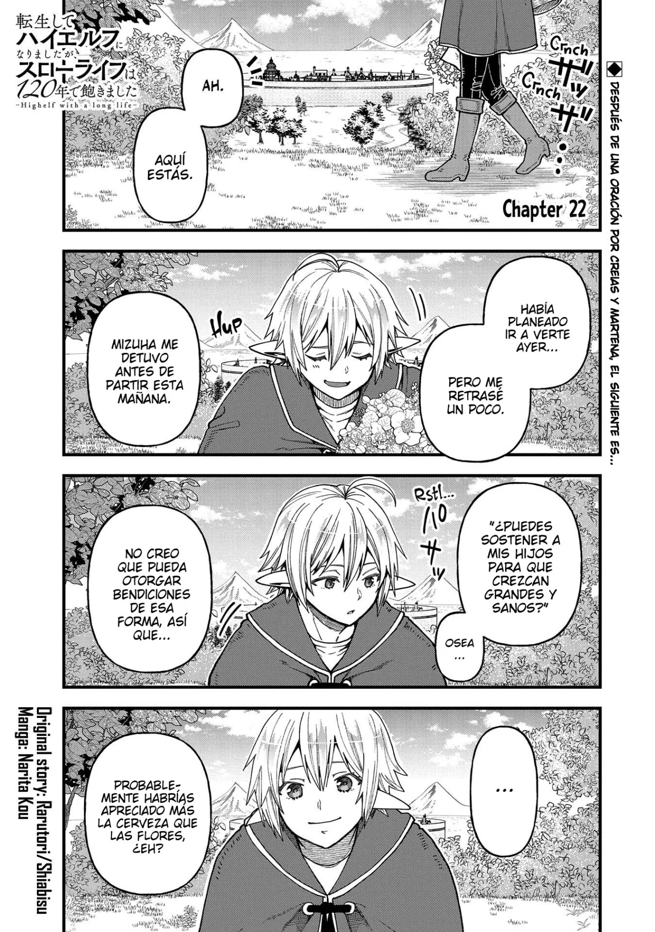 Tensei Shite High Elf ni Narimashitaga, Slow Life wa 120-nen de Akimashita Capítulo 22 - Page 1