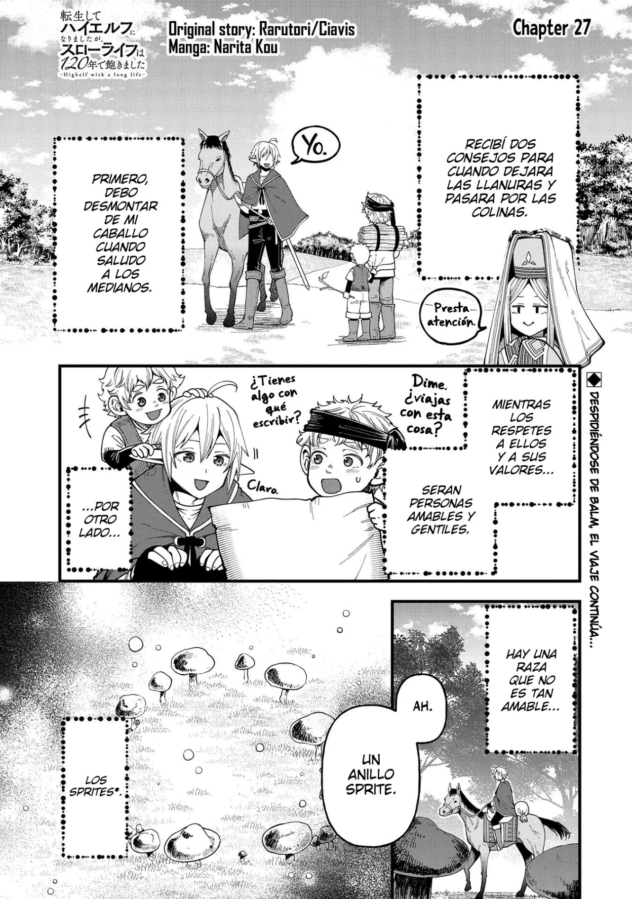 Tensei Shite High Elf ni Narimashitaga, Slow Life wa 120-nen de Akimashita Capítulo 27 - Page 1
