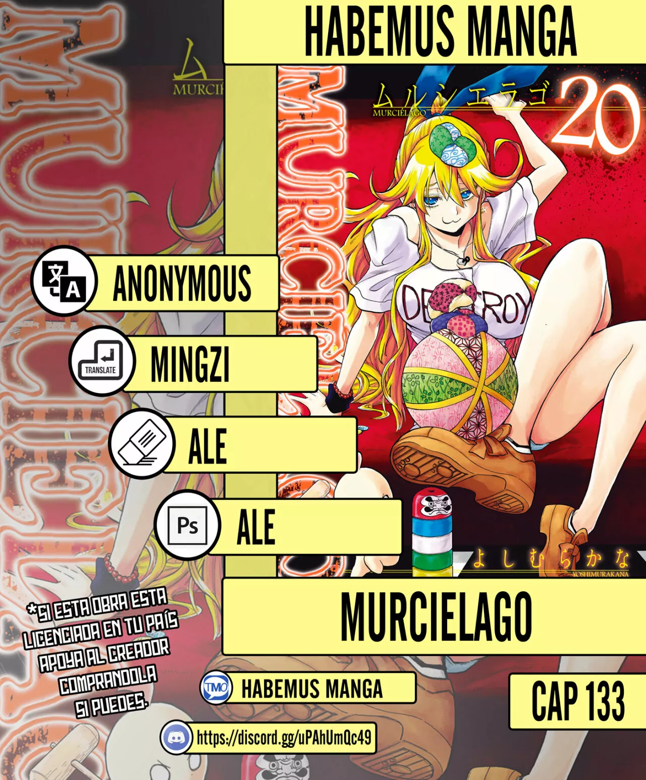 Murcielago Capítulo 133 - Page 1