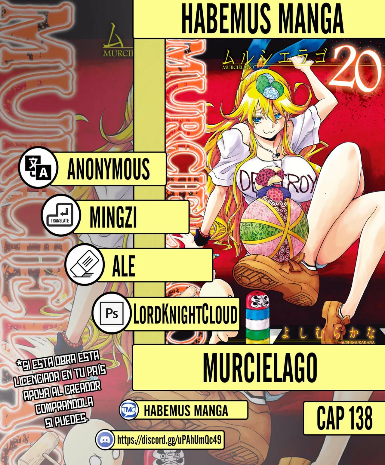 Murcielago Capítulo 138 - Page 1