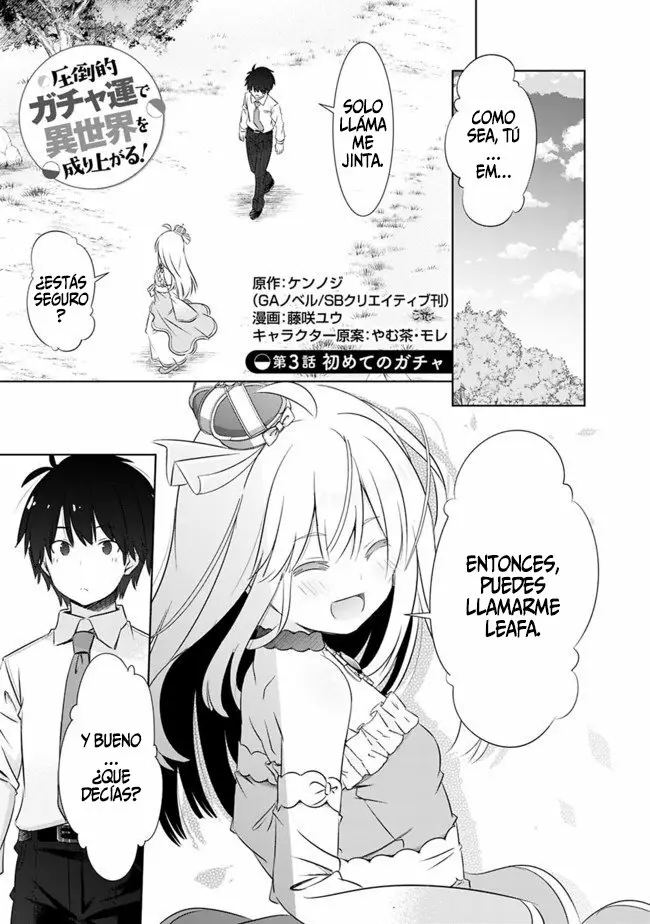 Attouteki Gacha Un de Isekai wo Nariagaru! Capítulo 3 - Page 2