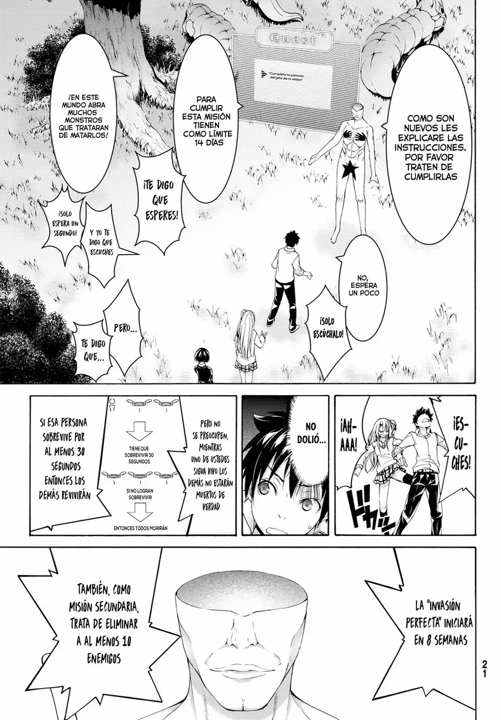 100-man no Inochi no Ue ni Ore wa Tatte Iru Capítulo 1 - Page 11