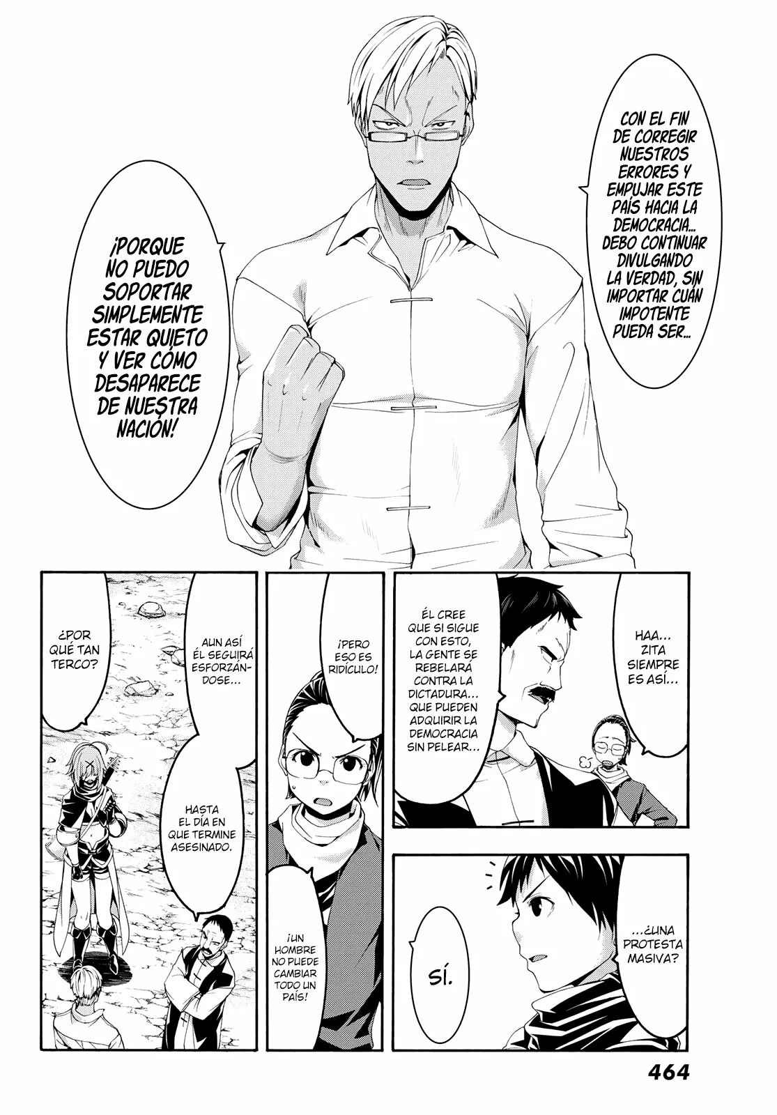 100-man no Inochi no Ue ni Ore wa Tatte Iru Capítulo 71 - Page 36