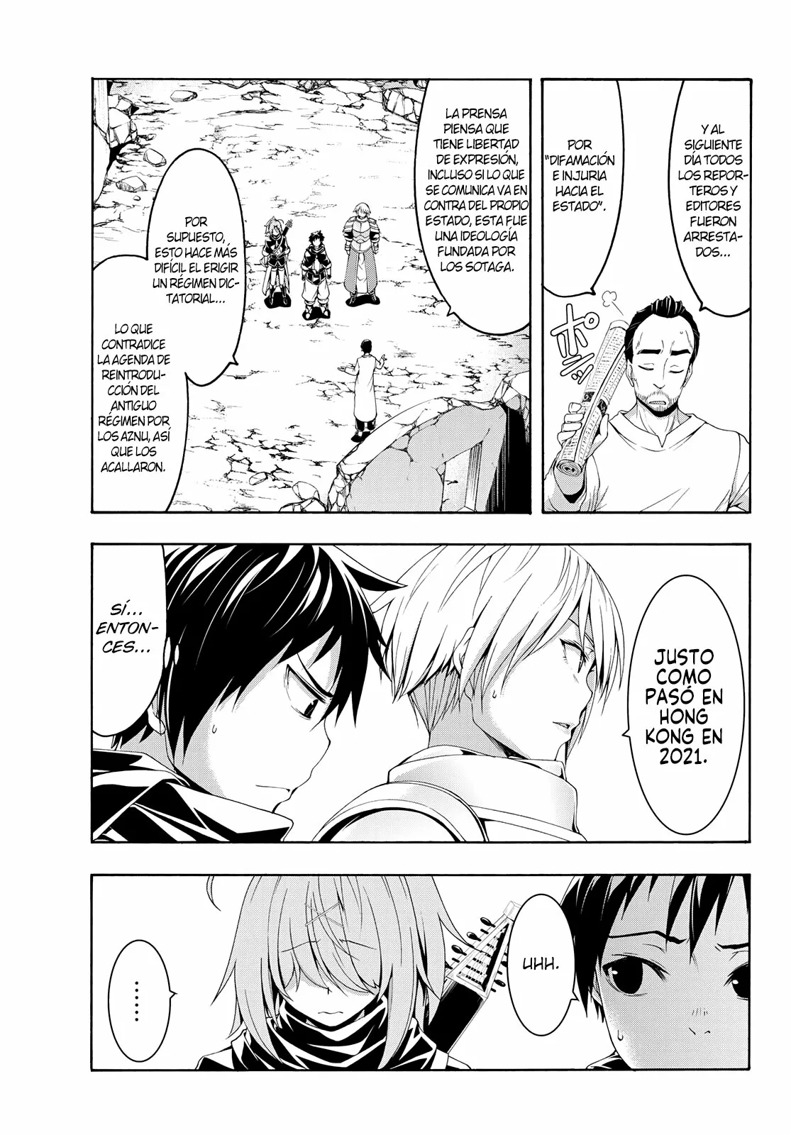 100-man no Inochi no Ue ni Ore wa Tatte Iru Capítulo 71 - Page 9