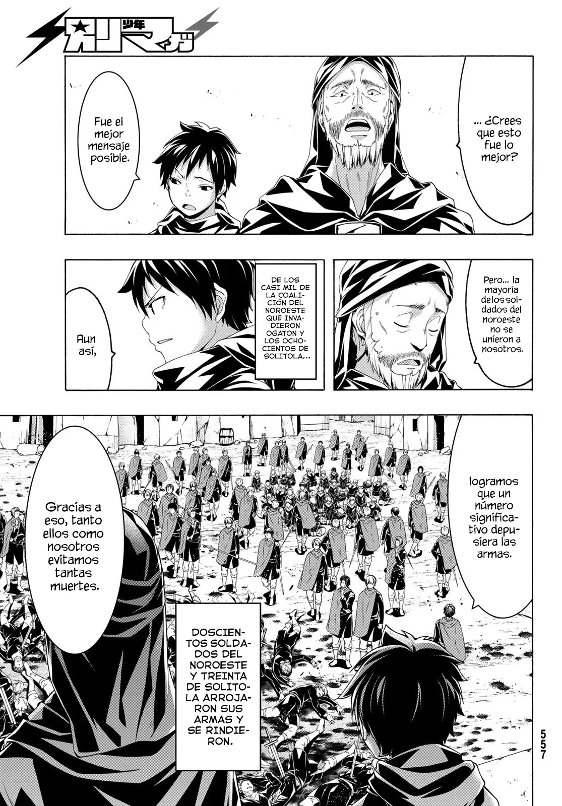 100-man no Inochi no Ue ni Ore wa Tatte Iru Capítulo 84 - Page 34