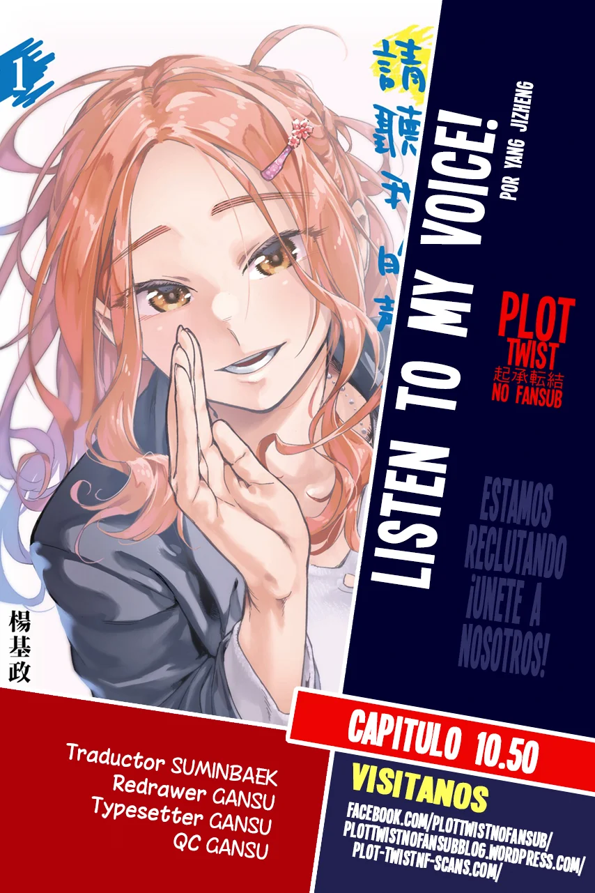 Listen to my voice! Capítulo 10.5 - Page 1
