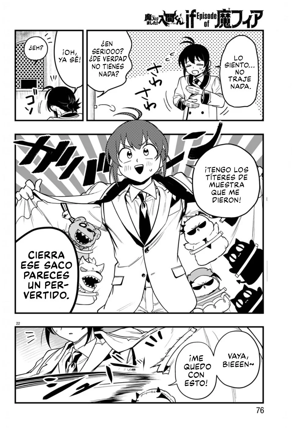 Mairimashita! Iruma-kun: If Episode of Mafia Capítulo 21 - Page 23