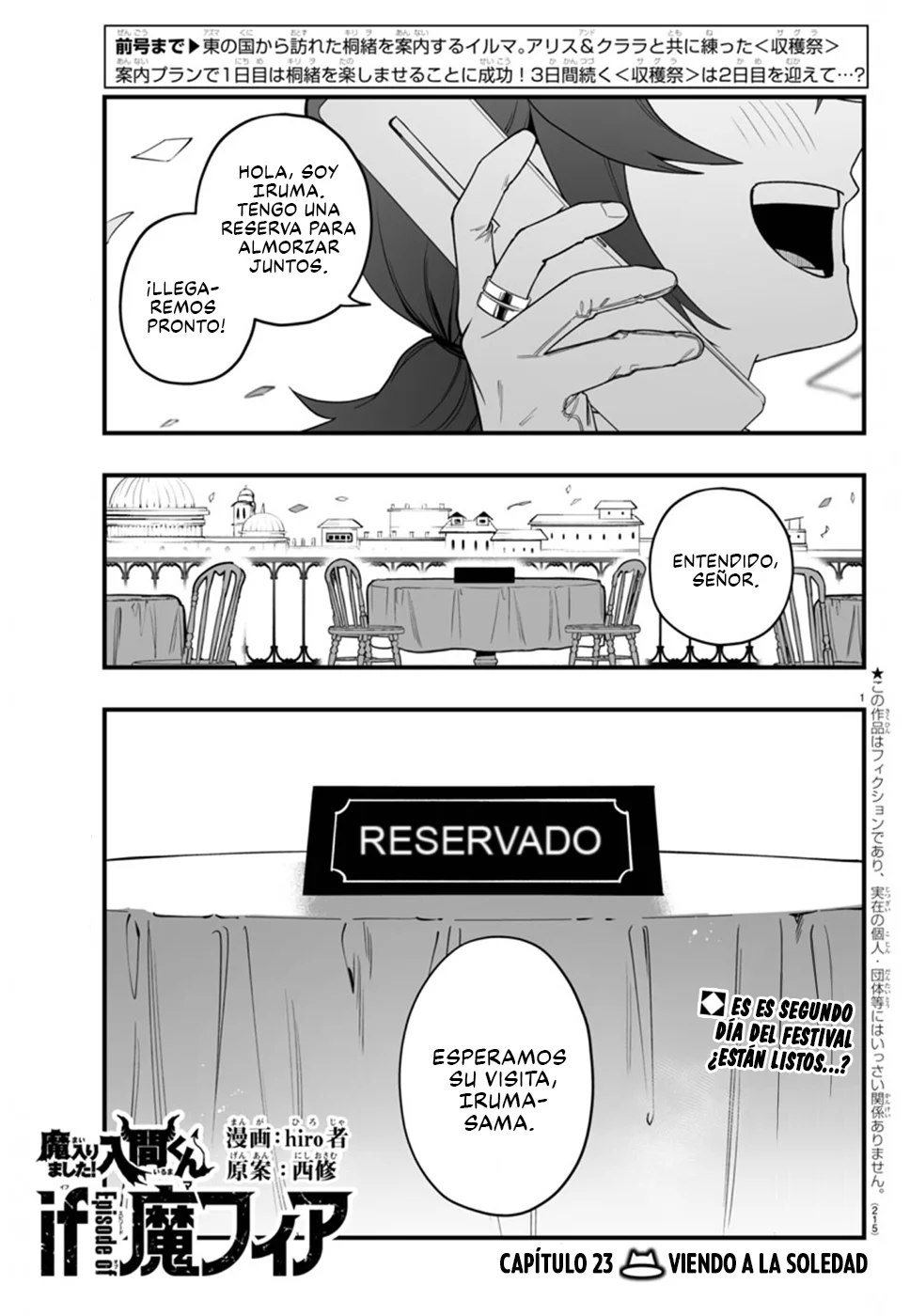 Mairimashita! Iruma-kun: If Episode of Mafia Capítulo 23 - Page 2