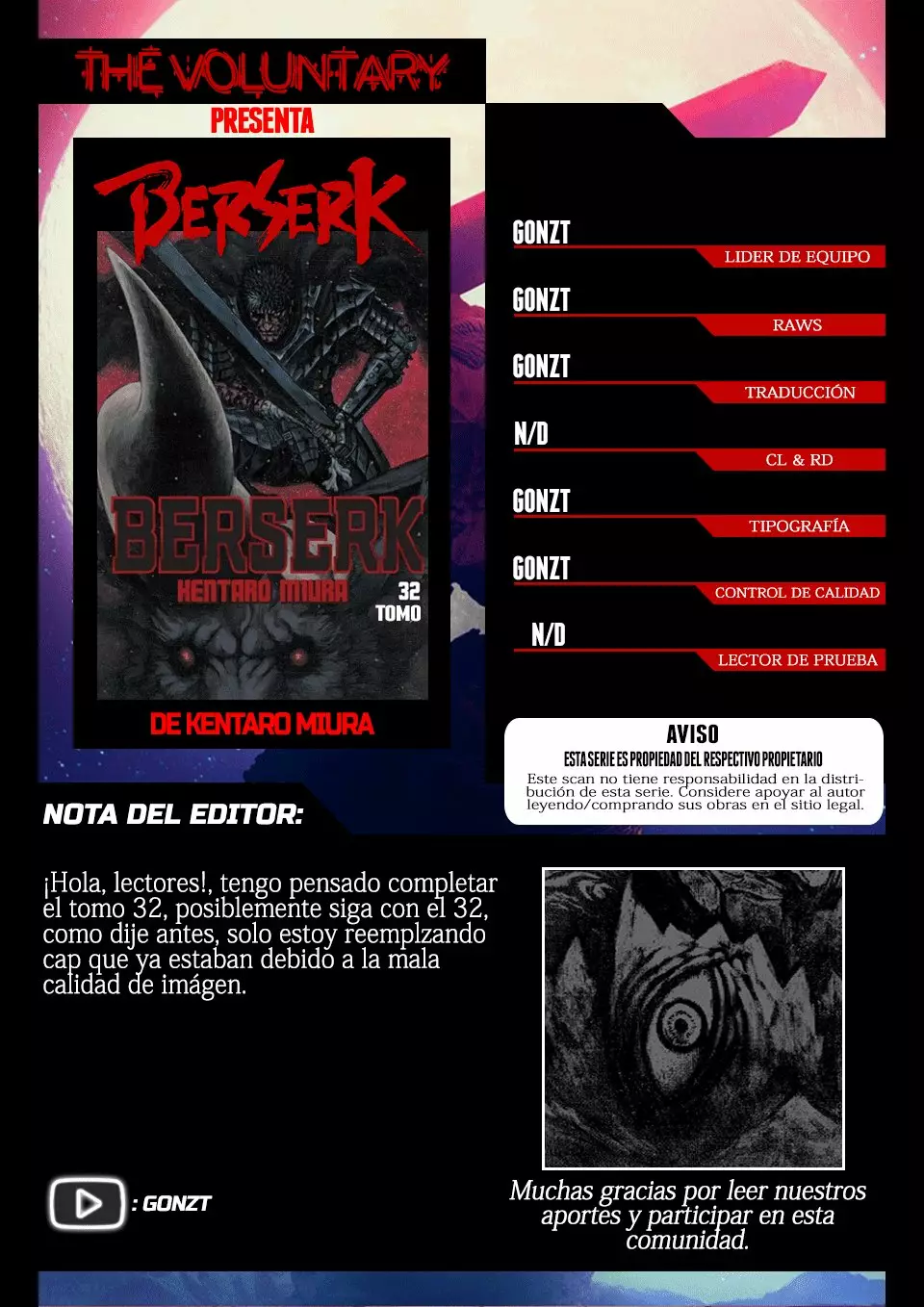 Berserk Capítulo 279 - Page 1