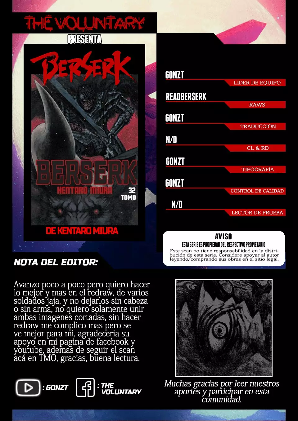 Berserk Capítulo 280 - Page 1
