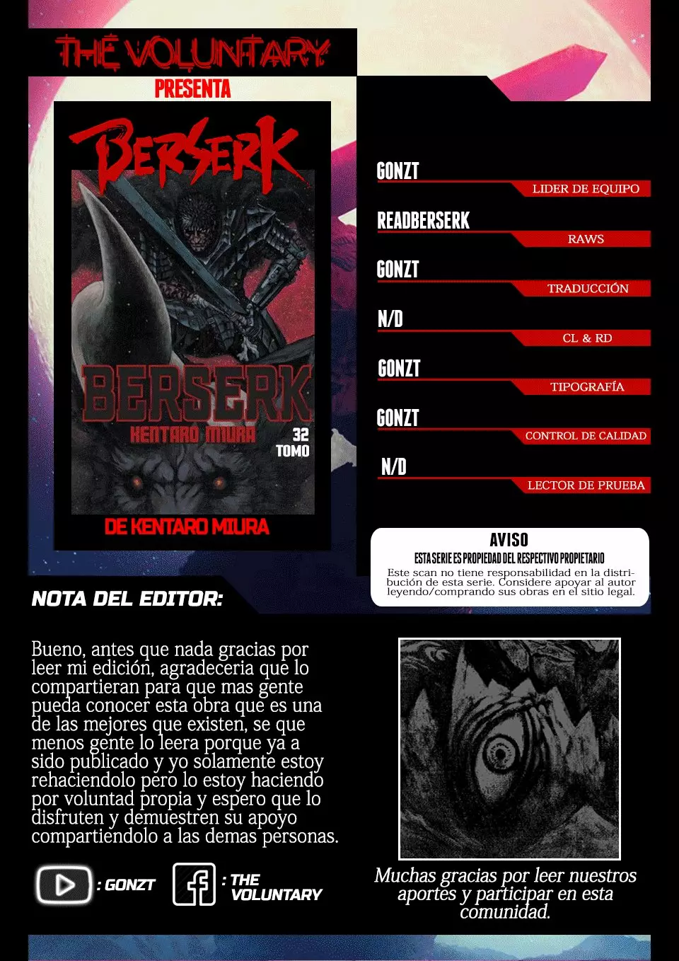 Berserk Capítulo 282 - Page 1