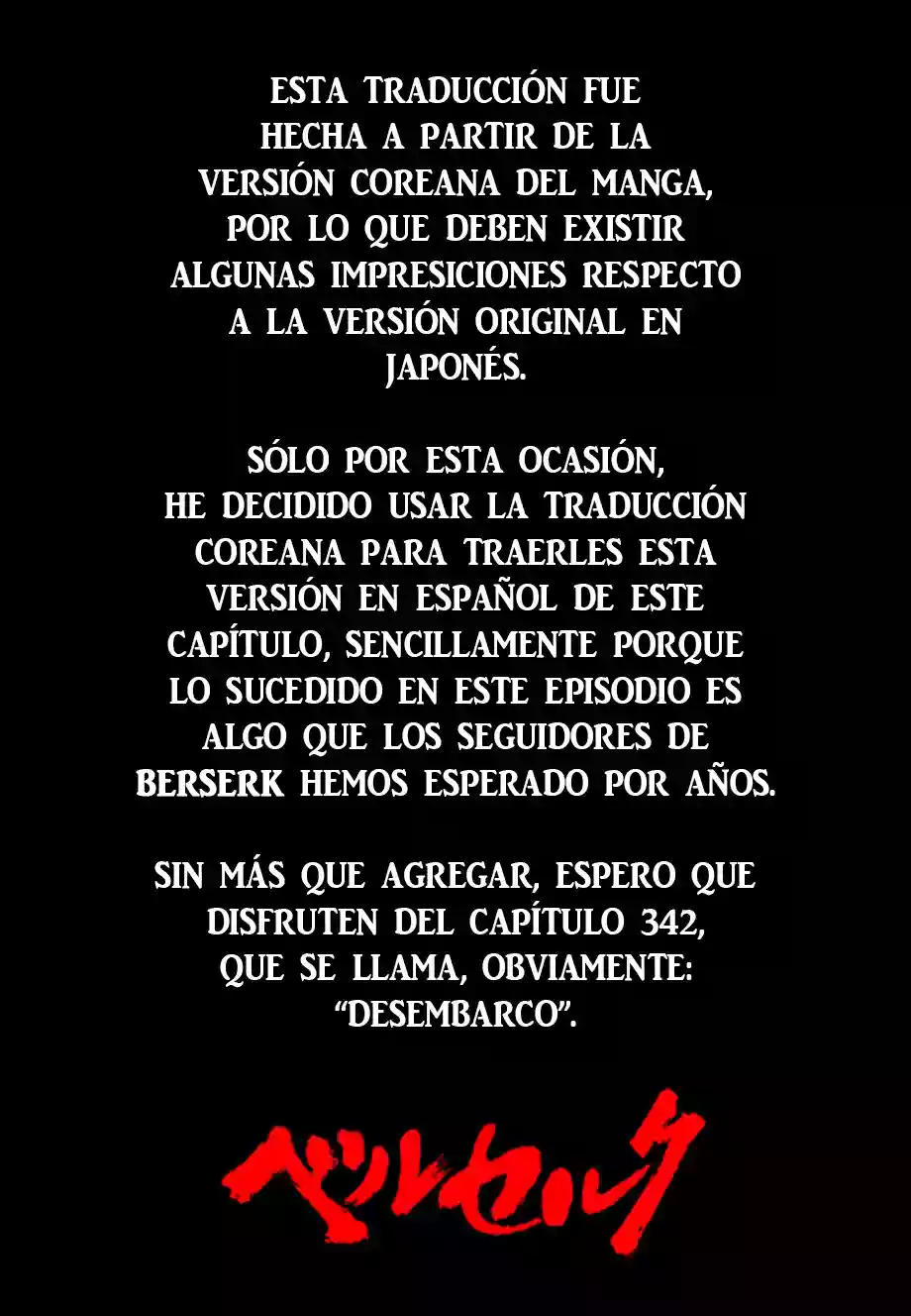 Berserk Capítulo 342 - Page 1