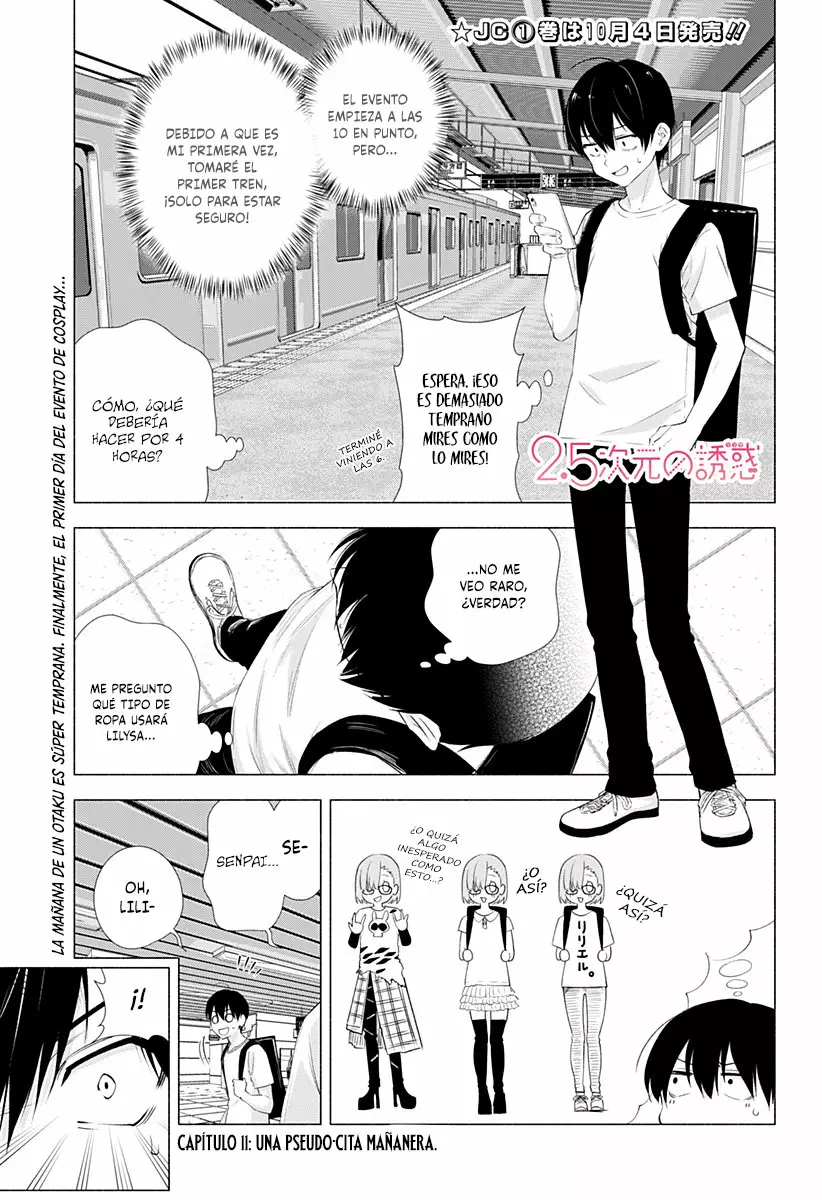 2.5-jigen no Ririsa Capítulo 11 - Page 2