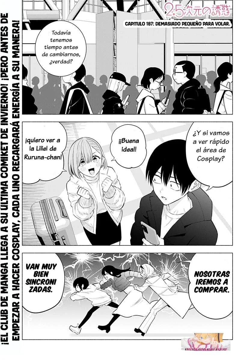 2.5-jigen no Ririsa Capítulo 187 - Page 3