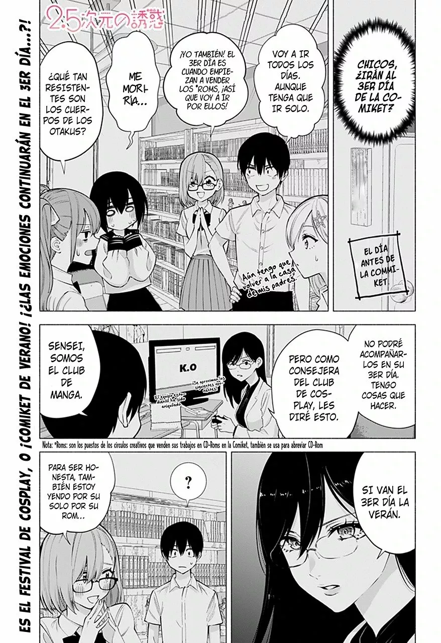2.5-jigen no Ririsa Capítulo 61 - Page 3