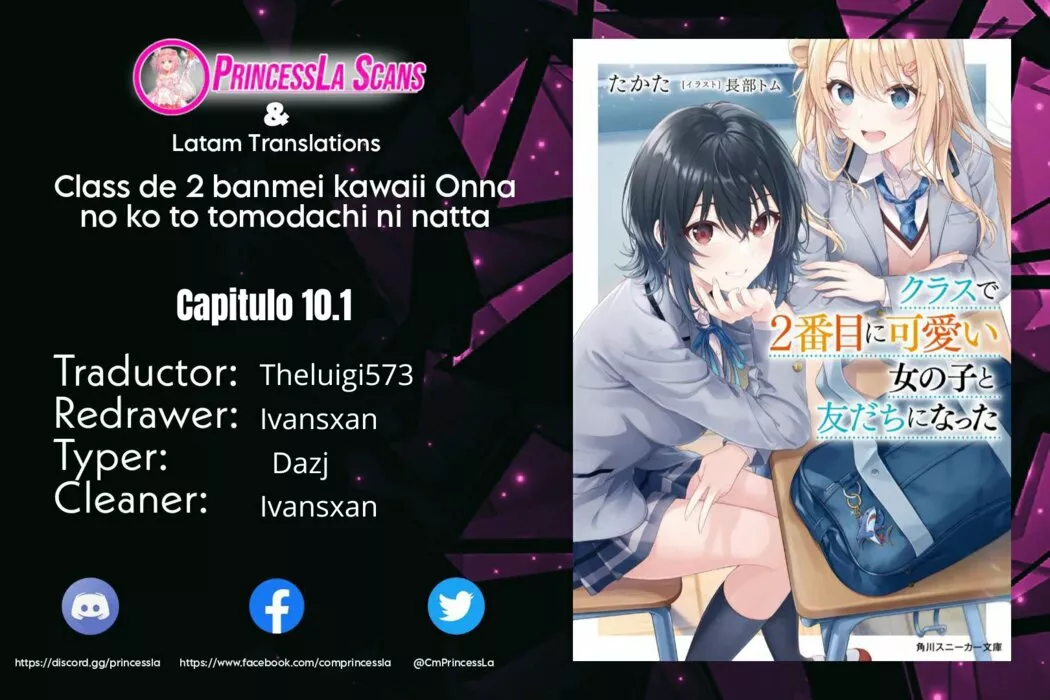 Class de 2-banme ni Kawaii Onnanoko to Tomodachi ni Natta Capítulo 10.1 - Page 1