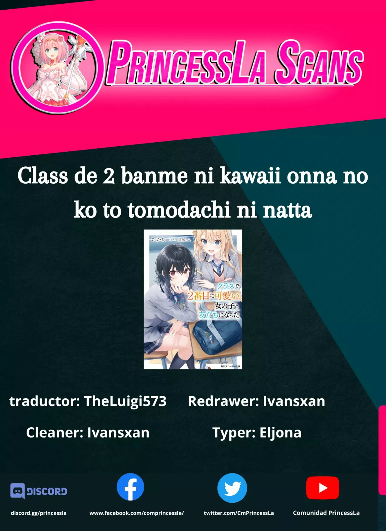 Class de 2-banme ni Kawaii Onnanoko to Tomodachi ni Natta Capítulo 4.2 - Page 1