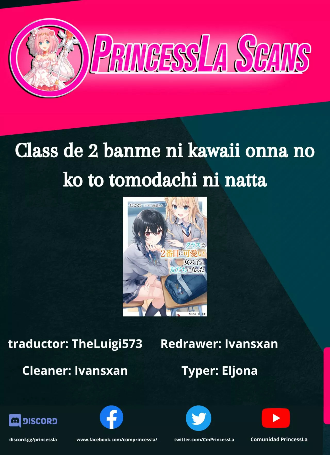 Class de 2-banme ni Kawaii Onnanoko to Tomodachi ni Natta Capítulo 5.1 - Page 1