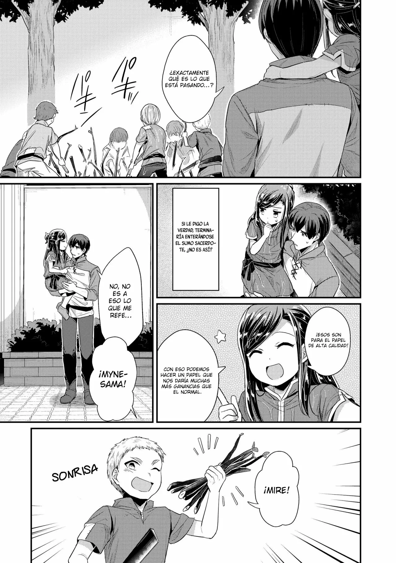 Honzuki no Gekokujou: Shisho ni Naru Tame ni wa Shudan wo Erandeiraremasen Dai 2-bu – Hon no Tame nara Miko ni Naru! Capítulo 15 - Page 24