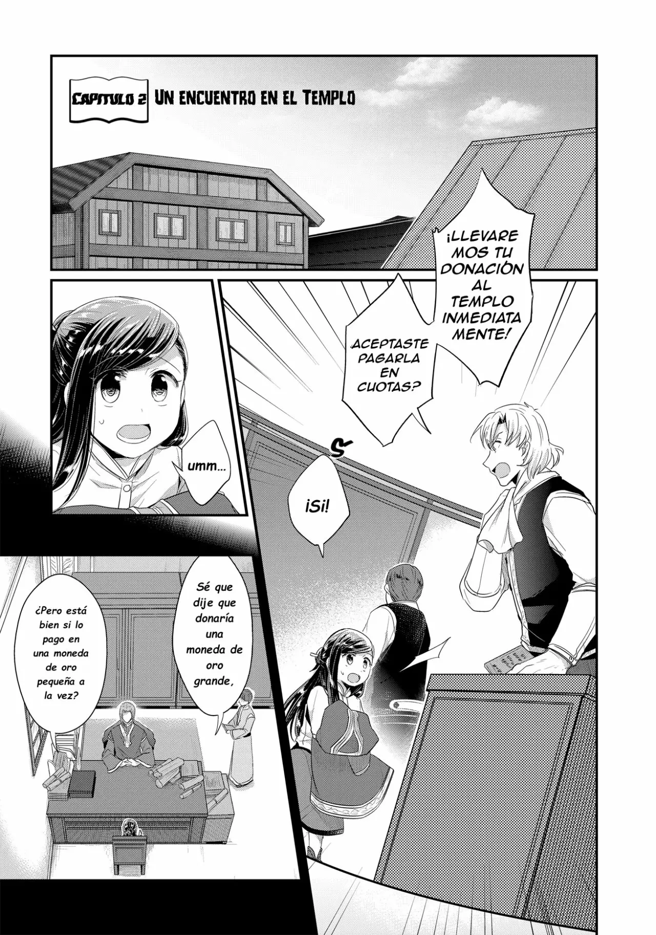 Honzuki no Gekokujou: Shisho ni Naru Tame ni wa Shudan wo Erandeiraremasen Dai 2-bu – Hon no Tame nara Miko ni Naru! Capítulo 2 - Page 2