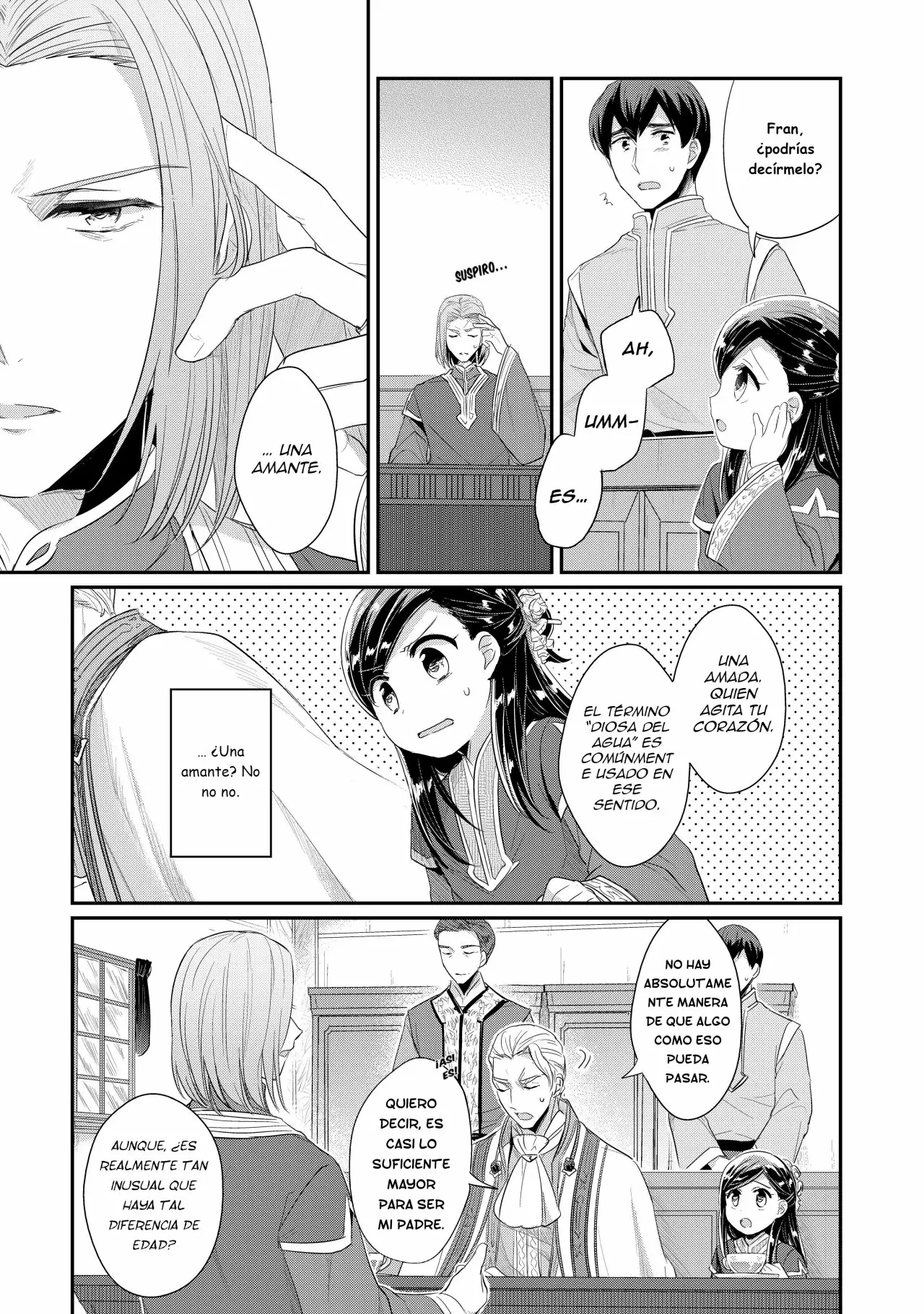 Honzuki no Gekokujou: Shisho ni Naru Tame ni wa Shudan wo Erandeiraremasen Dai 2-bu – Hon no Tame nara Miko ni Naru! Capítulo 2 - Page 40