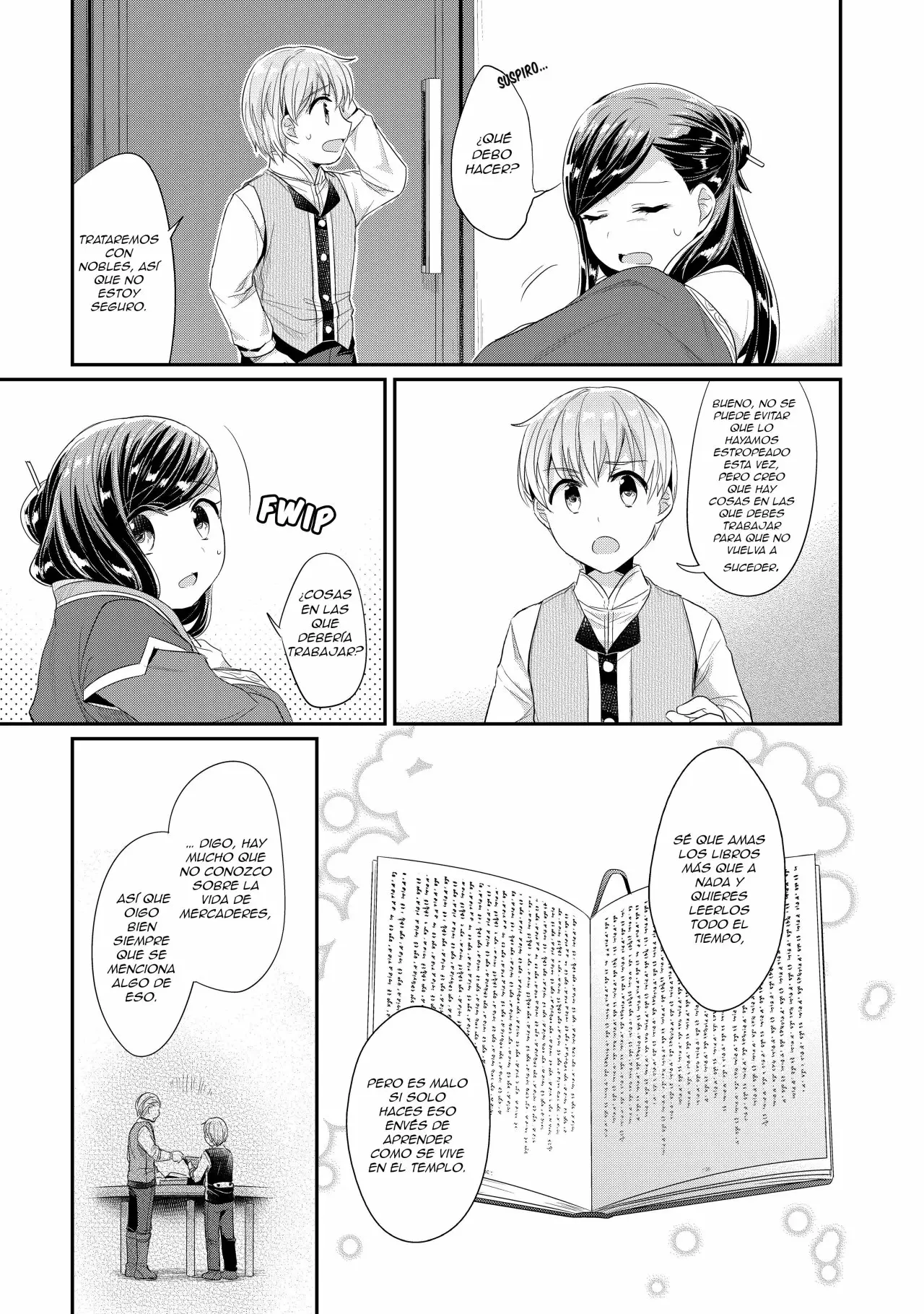 Honzuki no Gekokujou: Shisho ni Naru Tame ni wa Shudan wo Erandeiraremasen Dai 2-bu – Hon no Tame nara Miko ni Naru! Capítulo 2 - Page 6