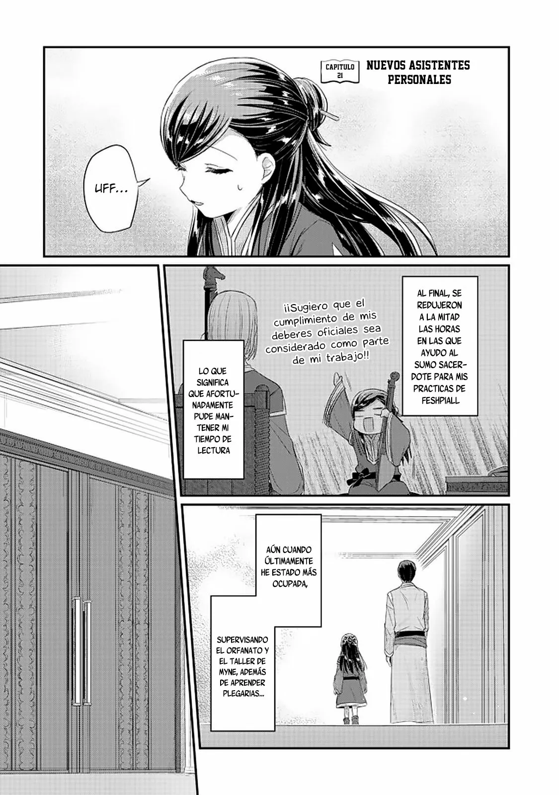 Honzuki no Gekokujou: Shisho ni Naru Tame ni wa Shudan wo Erandeiraremasen Dai 2-bu – Hon no Tame nara Miko ni Naru! Capítulo 21 - Page 2