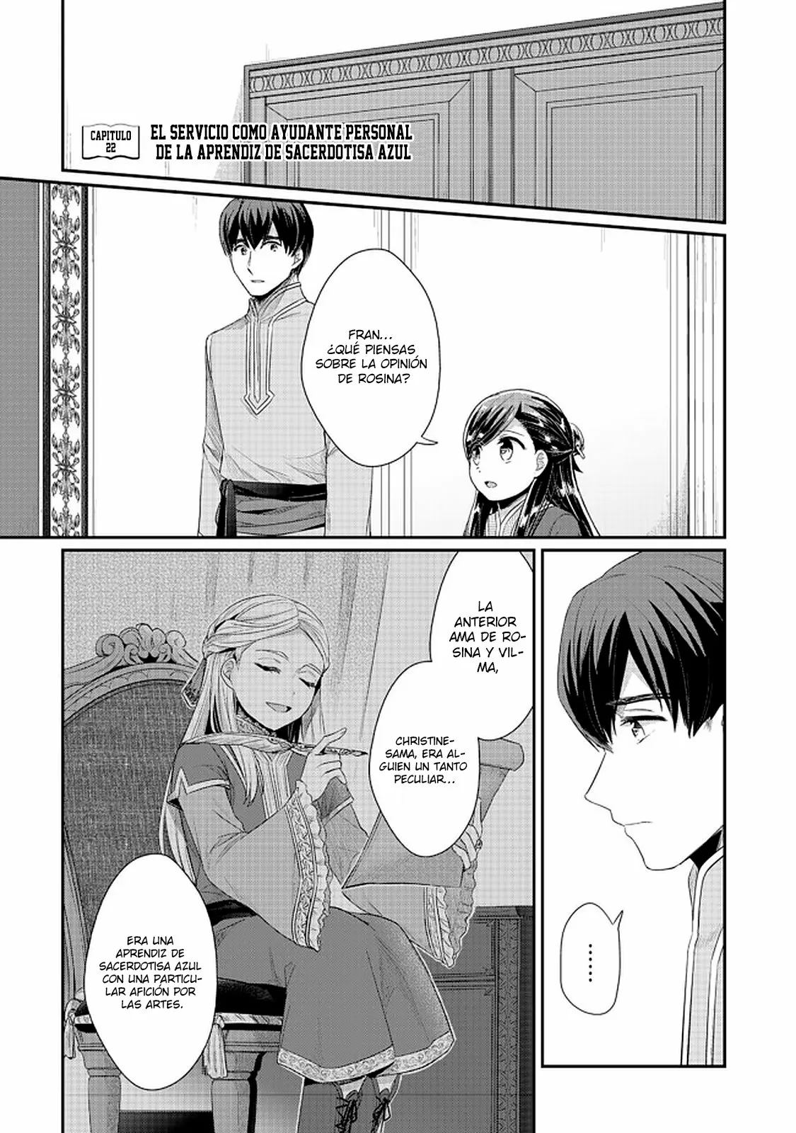 Honzuki no Gekokujou: Shisho ni Naru Tame ni wa Shudan wo Erandeiraremasen Dai 2-bu – Hon no Tame nara Miko ni Naru! Capítulo 22 - Page 2