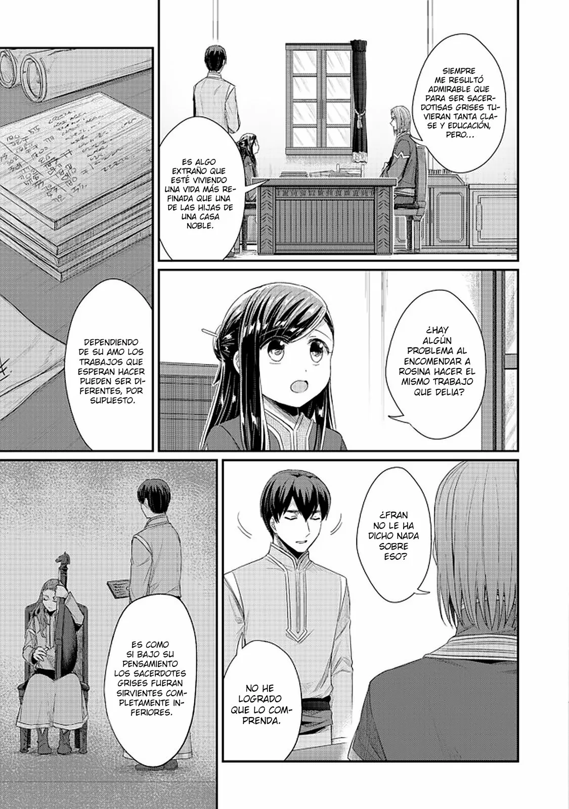 Honzuki no Gekokujou: Shisho ni Naru Tame ni wa Shudan wo Erandeiraremasen Dai 2-bu – Hon no Tame nara Miko ni Naru! Capítulo 22 - Page 4