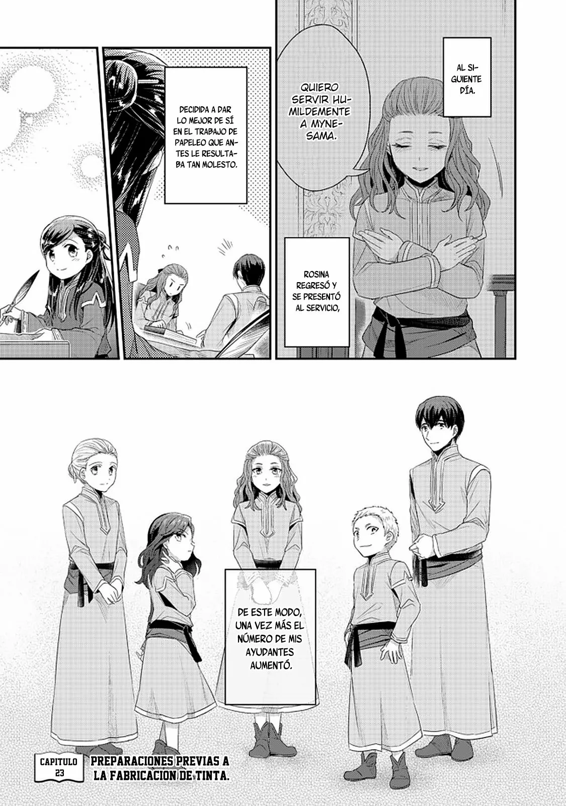 Honzuki no Gekokujou: Shisho ni Naru Tame ni wa Shudan wo Erandeiraremasen Dai 2-bu – Hon no Tame nara Miko ni Naru! Capítulo 23 - Page 2