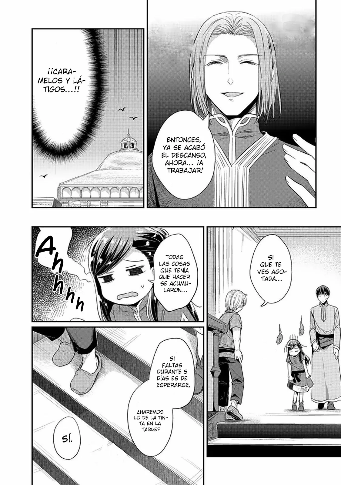 Honzuki no Gekokujou: Shisho ni Naru Tame ni wa Shudan wo Erandeiraremasen Dai 2-bu – Hon no Tame nara Miko ni Naru! Capítulo 24 - Page 17