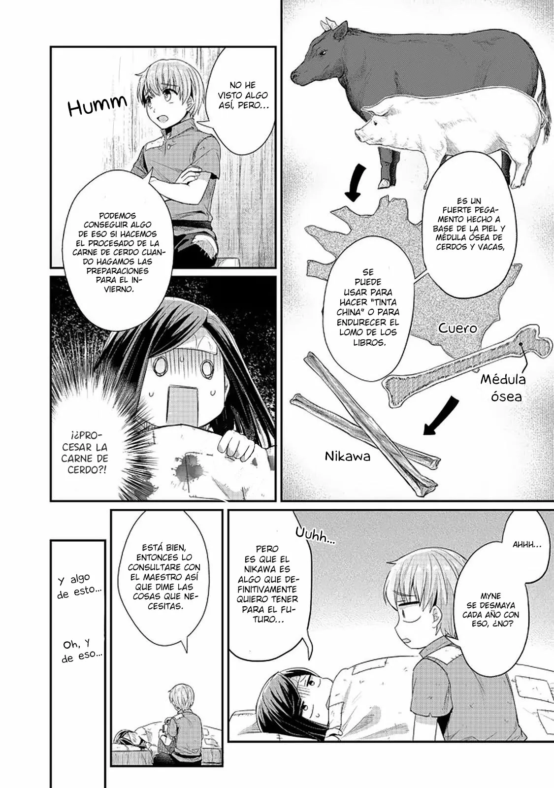 Honzuki no Gekokujou: Shisho ni Naru Tame ni wa Shudan wo Erandeiraremasen Dai 2-bu – Hon no Tame nara Miko ni Naru! Capítulo 24 - Page 7