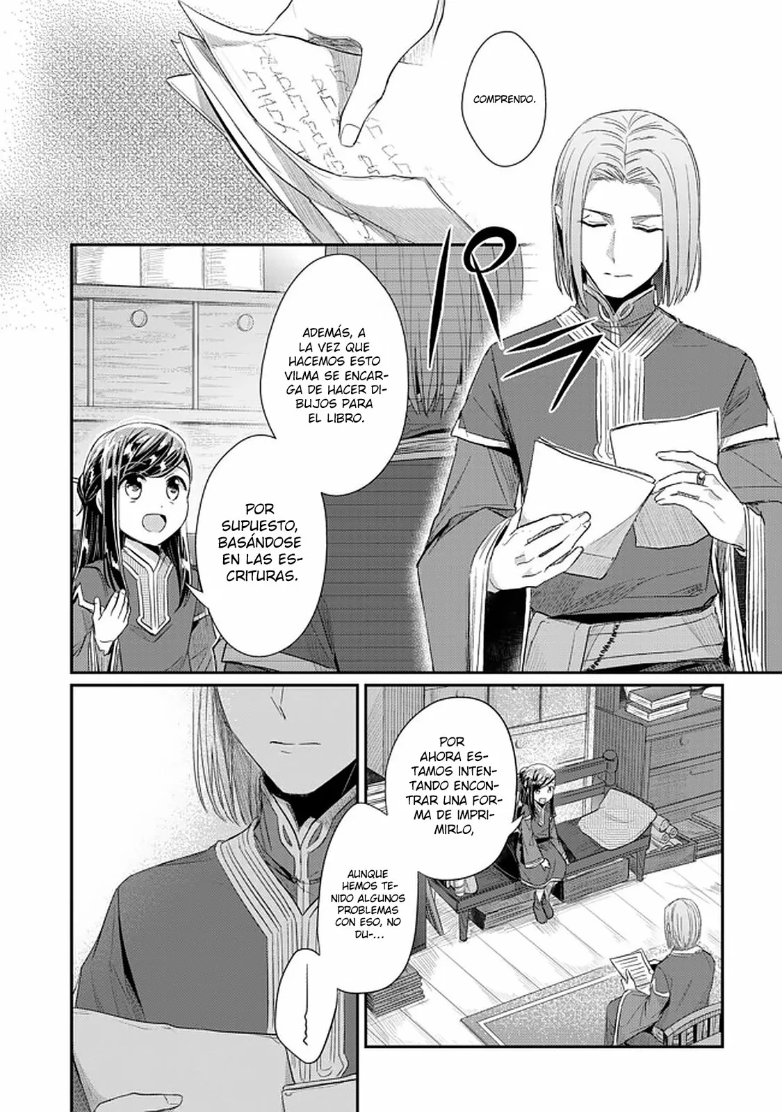 Honzuki no Gekokujou: Shisho ni Naru Tame ni wa Shudan wo Erandeiraremasen Dai 2-bu – Hon no Tame nara Miko ni Naru! Capítulo 25 - Page 27