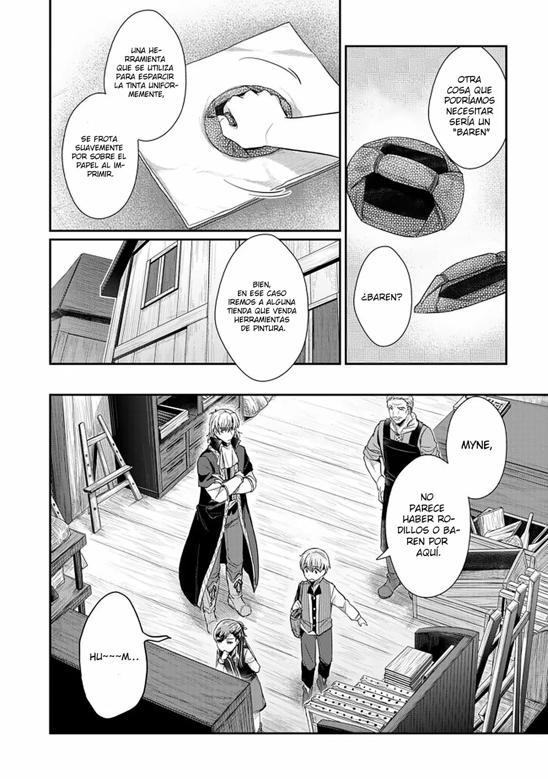 Honzuki no Gekokujou: Shisho ni Naru Tame ni wa Shudan wo Erandeiraremasen Dai 2-bu – Hon no Tame nara Miko ni Naru! Capítulo 25 - Page 7