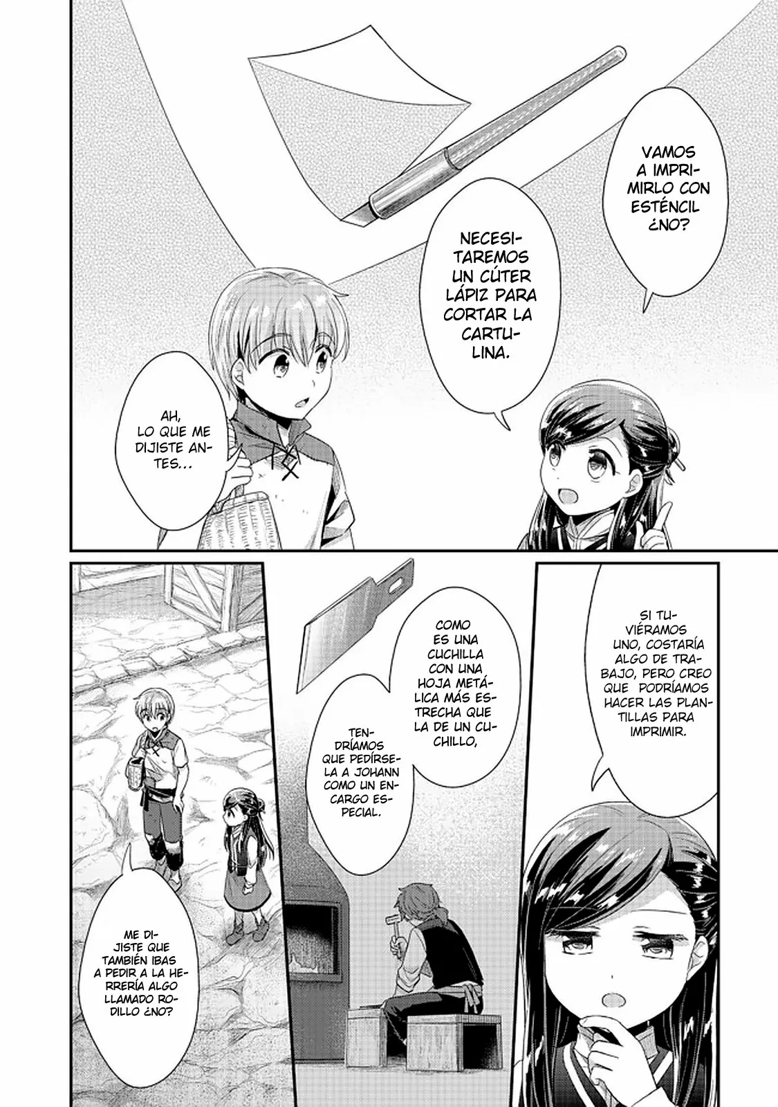 Honzuki no Gekokujou: Shisho ni Naru Tame ni wa Shudan wo Erandeiraremasen Dai 2-bu – Hon no Tame nara Miko ni Naru! Capítulo 27 - Page 3