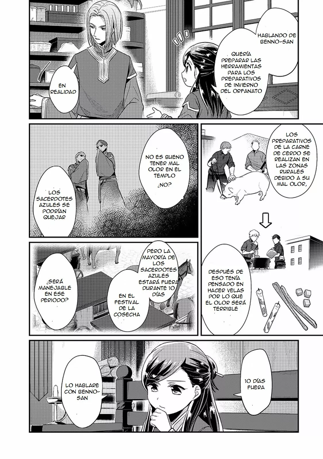 Honzuki no Gekokujou: Shisho ni Naru Tame ni wa Shudan wo Erandeiraremasen Dai 2-bu – Hon no Tame nara Miko ni Naru! Capítulo 31.2 - Page 6