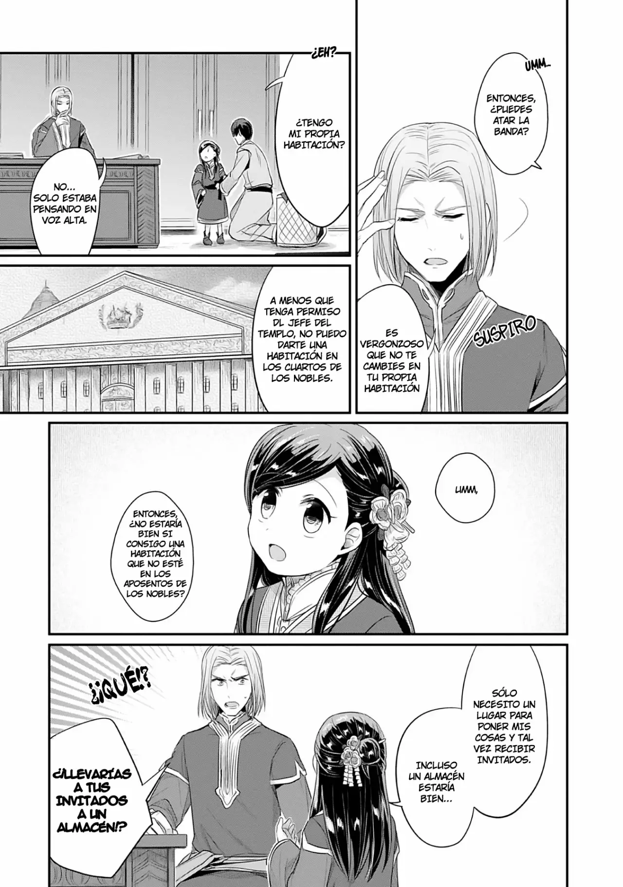 Honzuki no Gekokujou: Shisho ni Naru Tame ni wa Shudan wo Erandeiraremasen Dai 2-bu – Hon no Tame nara Miko ni Naru! Capítulo 4 - Page 40