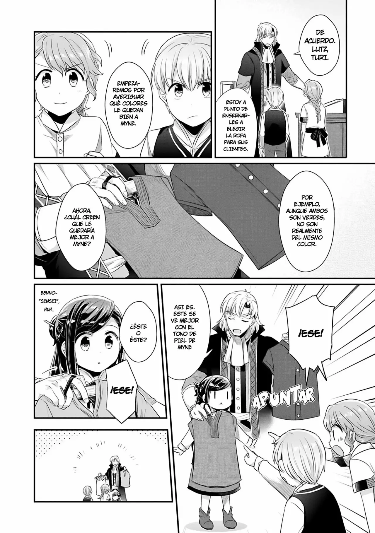 Honzuki no Gekokujou: Shisho ni Naru Tame ni wa Shudan wo Erandeiraremasen Dai 2-bu – Hon no Tame nara Miko ni Naru! Capítulo 4 - Page 5