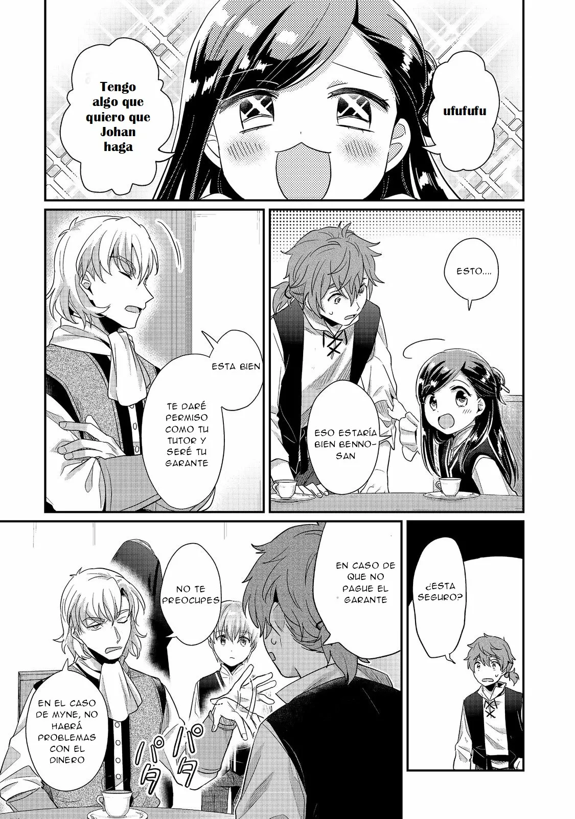 Honzuki no Gekokujou: Shisho ni Naru Tame ni wa Shudan wo Erandeiraremasen Dai 2-bu – Hon no Tame nara Miko ni Naru! Capítulo 40 - Page 6