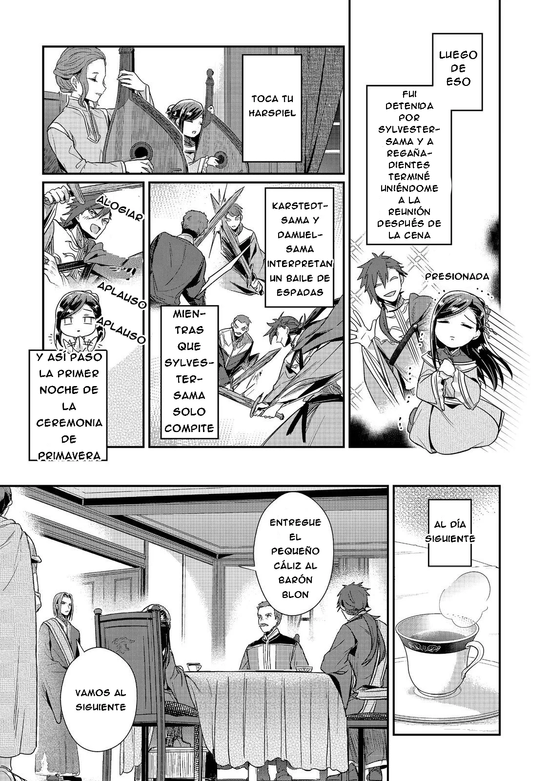 Honzuki no Gekokujou: Shisho ni Naru Tame ni wa Shudan wo Erandeiraremasen Dai 2-bu – Hon no Tame nara Miko ni Naru! Capítulo 47 - Page 11