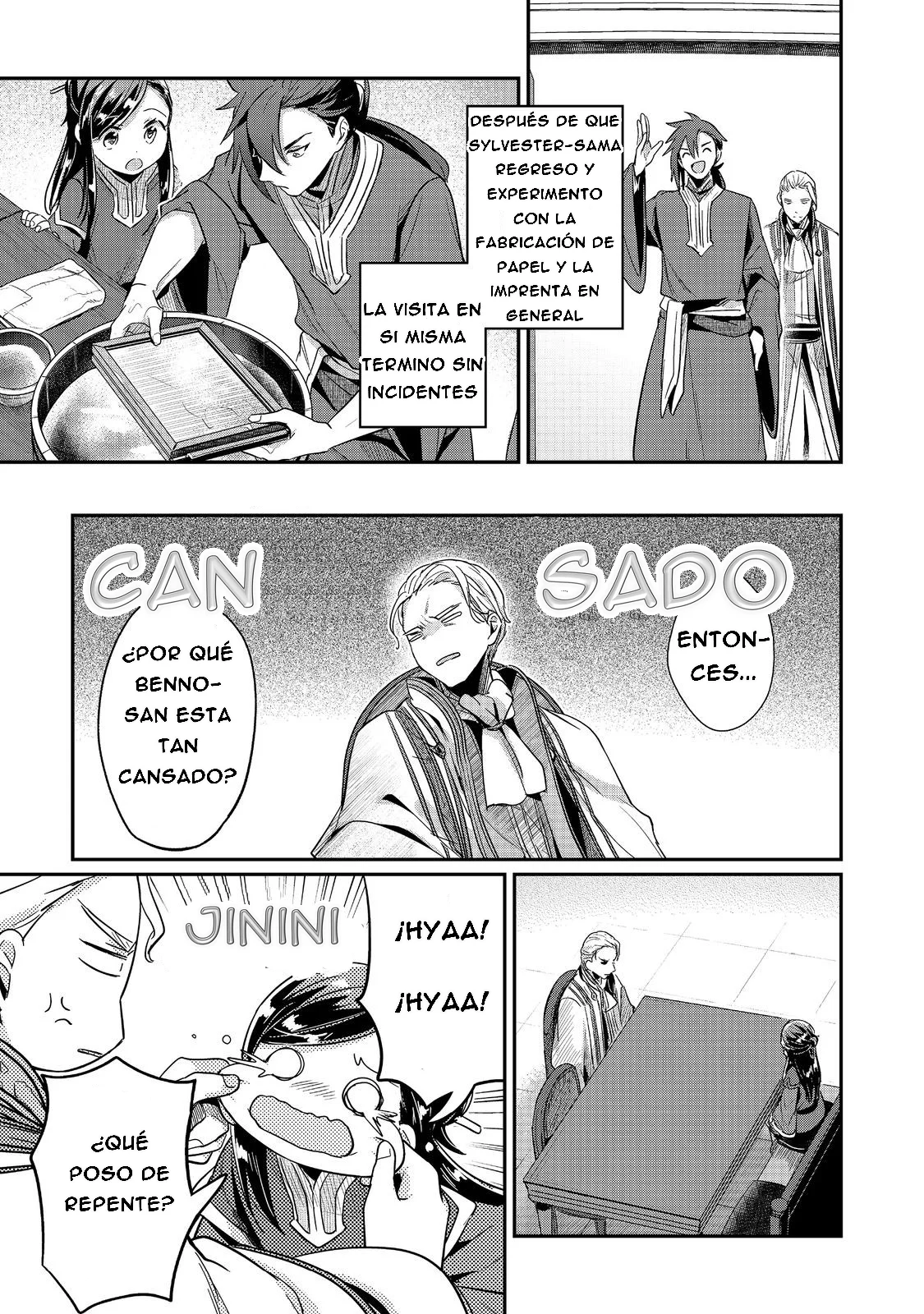 Honzuki no Gekokujou: Shisho ni Naru Tame ni wa Shudan wo Erandeiraremasen Dai 2-bu – Hon no Tame nara Miko ni Naru! Capítulo 49 - Page 23