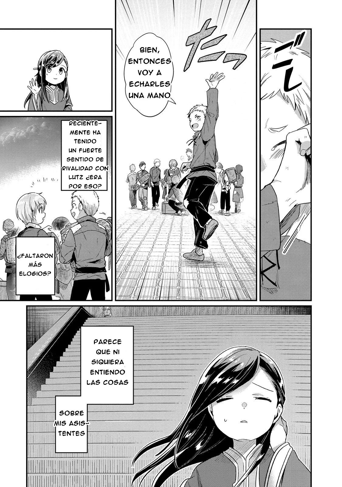 Honzuki no Gekokujou: Shisho ni Naru Tame ni wa Shudan wo Erandeiraremasen Dai 2-bu – Hon no Tame nara Miko ni Naru! Capítulo 50 - Page 17