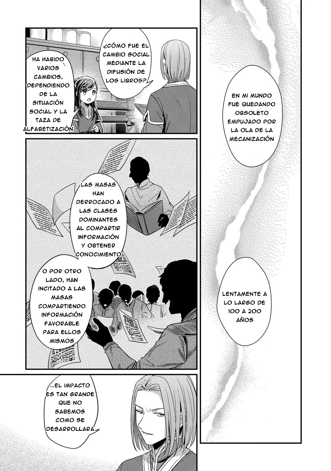 Honzuki no Gekokujou: Shisho ni Naru Tame ni wa Shudan wo Erandeiraremasen Dai 2-bu – Hon no Tame nara Miko ni Naru! Capítulo 50 - Page 21