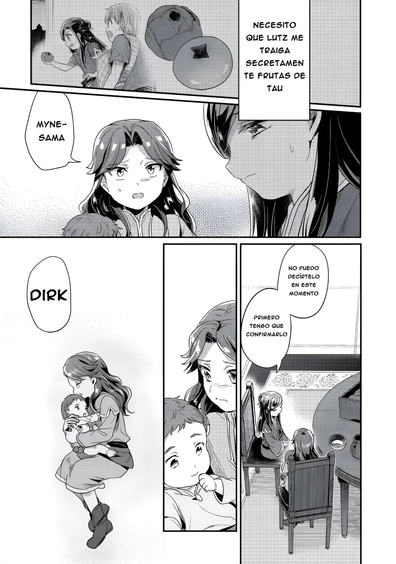 Honzuki no Gekokujou: Shisho ni Naru Tame ni wa Shudan wo Erandeiraremasen Dai 2-bu – Hon no Tame nara Miko ni Naru! Capítulo 52 - Page 27