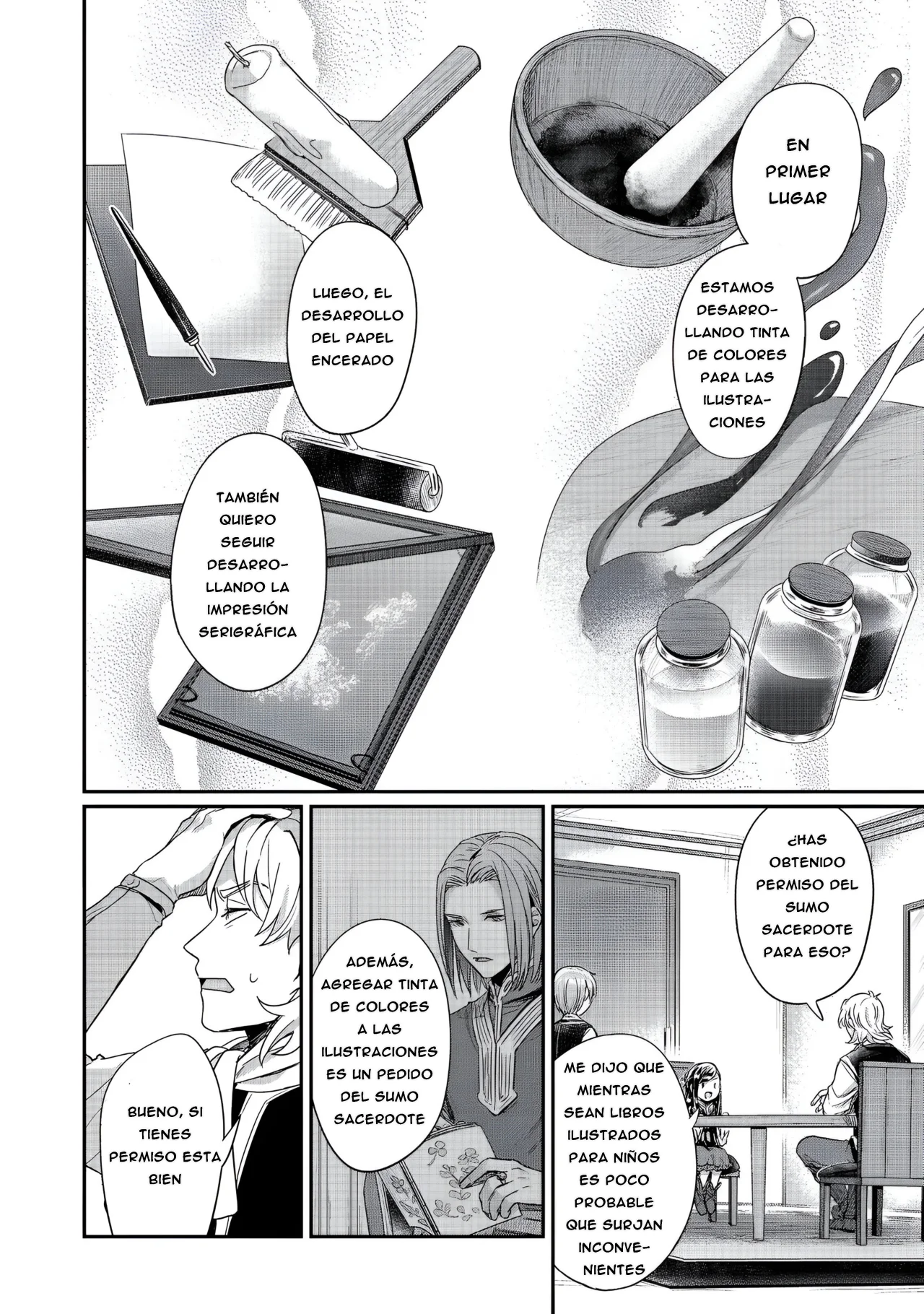 Honzuki no Gekokujou: Shisho ni Naru Tame ni wa Shudan wo Erandeiraremasen Dai 2-bu – Hon no Tame nara Miko ni Naru! Capítulo 52 - Page 6